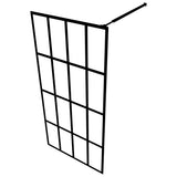 NNEVL Walk-in Shower Screen Clear Tempered Glass 80x195 cm