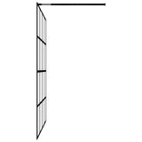 NNEVL Walk-in Shower Screen Clear Tempered Glass 118x190 cm