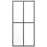 NNEVL Walk-in Shower Screen Clear Tempered Glass 90x195 cm
