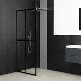 NNEVL Walk-in Shower Screen Clear Tempered Glass 90x195 cm