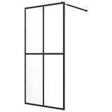 NNEVL Walk-in Shower Screen Clear Tempered Glass 100x195 cm