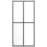 NNEVL Walk-in Shower Screen Clear Tempered Glass 100x195 cm