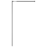 NNEVL Walk-in Shower Screen Clear Tempered Glass 100x195 cm