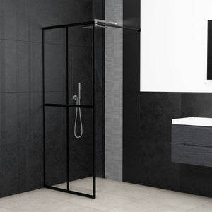 NNEVL Walk-in Shower Screen Clear Tempered Glass 100x195 cm