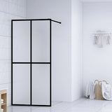 NNEVL Walk-in Shower Screen Frosted Tempered Glass 100x195 cm
