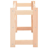 NNEVL Wine Rack for 12 Bottles Solid Wood Pine