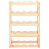 NNEVL Wine Rack for 20 Bottles Solid Wood Pine