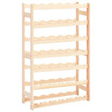 NNEVL Wine Rack for 42 Bottles Solid Wood Pine