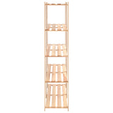 NNEVL 5-Tier Storage Rack 170x38x170 cm Solid Wood Pine 500 kg