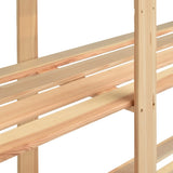 NNEVL 5-Tier Storage Rack 170x38x170 cm Solid Wood Pine 500 kg