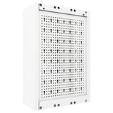 NNEVL Wall Mounted Tool Cabinet Industrial Style Metal Grey and Black