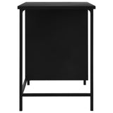 NNEVL Desk with Drawers Industrial Black 120x55x75 cm Steel