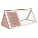 NNEVL Animal Rabbit Cage Brown Wood