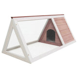 NNEVL Animal Rabbit Cage Brown Wood