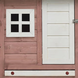 NNEVL Chicken Cage Mocha 170x81x110 cm Solid Pine & Fir Wood