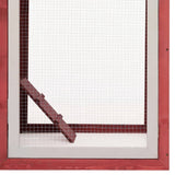 NNEVL Chicken Cage Red 170x81x110 cm Solid Pine & Fir Wood