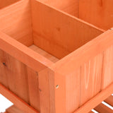 NNEVL Herb Planter 80x60x80 cm Solid Firwood