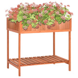 NNEVL Herb Planter 80x60x80 cm Solid Firwood