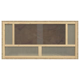 NNEVL Terrarium Engineered Wood 80x40x40 cm