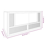 NNEVL Terrarium Engineered Wood 80x40x40 cm
