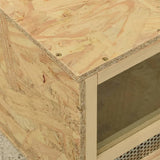 NNEVL Terrarium Engineered Wood 60x30x30 cm