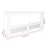 NNEVL Terrarium Engineered Wood 60x30x30 cm