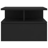 NNEVL Floating Nightstands 2 pcs Black 40x31x27 cm Chipboard