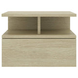 NNEVL Floating Nightstands 2 pcs Sonoma Oak 40x31x27 cm Chipboard