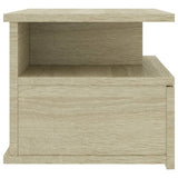 NNEVL Floating Nightstands 2 pcs Sonoma Oak 40x31x27 cm Chipboard