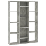 NNEVL Room Divider/Book Cabinet Concrete Grey 100x24x140 cm Engineered Wood