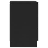 NNEVL Bedside Cabinets 2 pcs Black 38x35x56 cm Chipboard