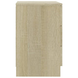 NNEVL Bedside Cabinets 2 pcs Sonoma Oak 38x35x56 cm Chipboard