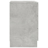 NNEVL Bedside Cabinets 2 pcs Concrete Grey 38x35x56 cm Chipboard