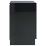 NNEVL Bedside Cabinet High Gloss Black 38x35x56 cm Chipboard