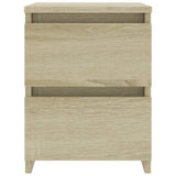 NNEVL Bedside Cabinet Sonoma Oak 30x30x40 cm Chipboard
