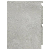 NNEVL Bedside Cabinet Concrete Grey 30x30x40 cm Engineered Wood
