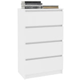 NNEVL Sideboard White 60x35x98.5 cm Engineered Wood
