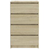 NNEVL Sideboard Sonoma Oak 60x35x98.5 cm Engineered Wood