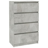 NNEVL Sideboard Concrete Grey 60x35x98.5 cm Engineered Wood