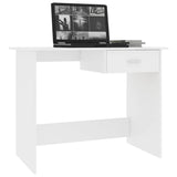 NNEVL Desk White 100x50x76 cm Chipboard