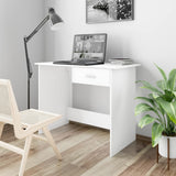 NNEVL Desk White 100x50x76 cm Chipboard