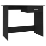 NNEVL Desk Black 100x50x76 cm Chipboard