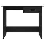NNEVL Desk Black 100x50x76 cm Chipboard