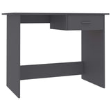 NNEVL Desk Grey 100x50x76 cm Chipboard