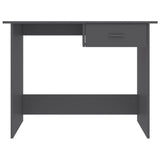 NNEVL Desk Grey 100x50x76 cm Chipboard