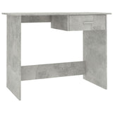 NNEVL Desk Concrete Grey 100x50x76 cm Chipboard