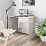 NNEVL Desk Concrete Grey 100x50x76 cm Chipboard