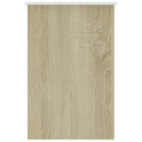NNEVL Desk White and Sonoma Oak 100x50x76 cm Chipboard