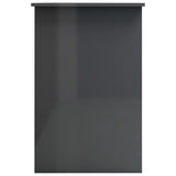 NNEVL Desk High Gloss Grey 100x50x76 cm Chipboard