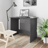 NNEVL Desk High Gloss Grey 100x50x76 cm Chipboard